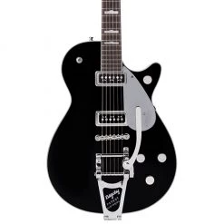 Gretsch G6128T Players Edition Jet DS With Bigsby - Black Electric Guitars