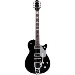 Gretsch G6128T Players Edition Jet DS With Bigsby - Black Electric Guitars