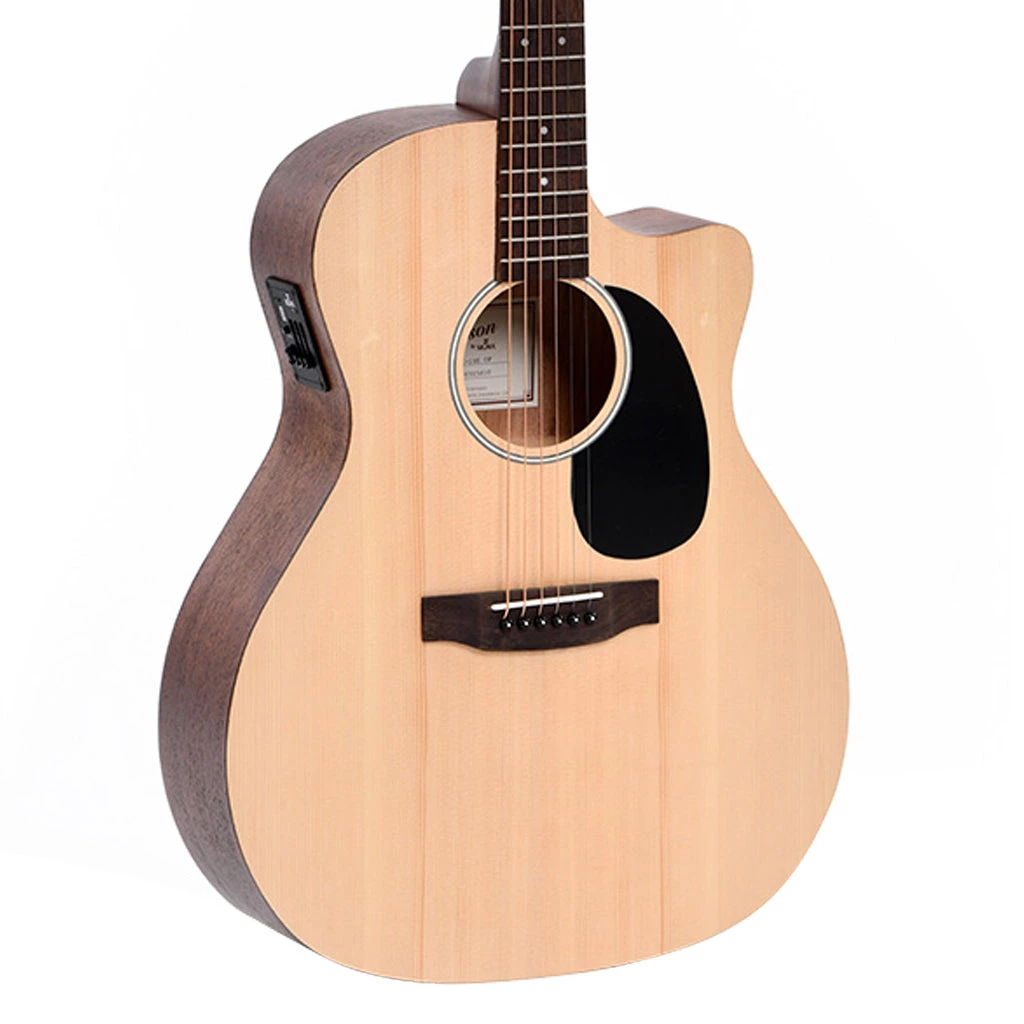 Acoustic Guitars Ditson 10 Series Grand OM With Cutaway + EQ - Natural