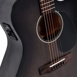 Acoustic Guitars Ditson 10 Series Grand OM With Cutaway + EQ - Trans Black