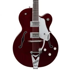 Electric Guitars Gretsch - G6119T-ET Players Edition Tennessee Rose™ Electrotone Hollow Body With String-Thru Bigsby® - Dark Cherry Stain