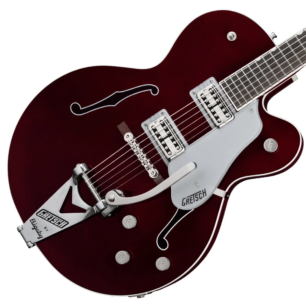 Electric Guitars Gretsch - G6119T-ET Players Edition Tennessee Rose™ Electrotone Hollow Body With String-Thru Bigsby® - Dark Cherry Stain