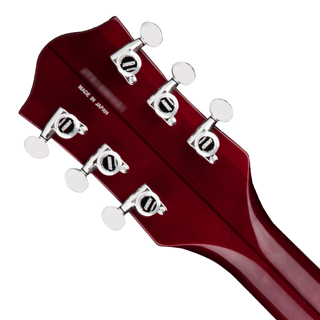 Electric Guitars Gretsch - G6119T-ET Players Edition Tennessee Rose™ Electrotone Hollow Body With String-Thru Bigsby® - Dark Cherry Stain