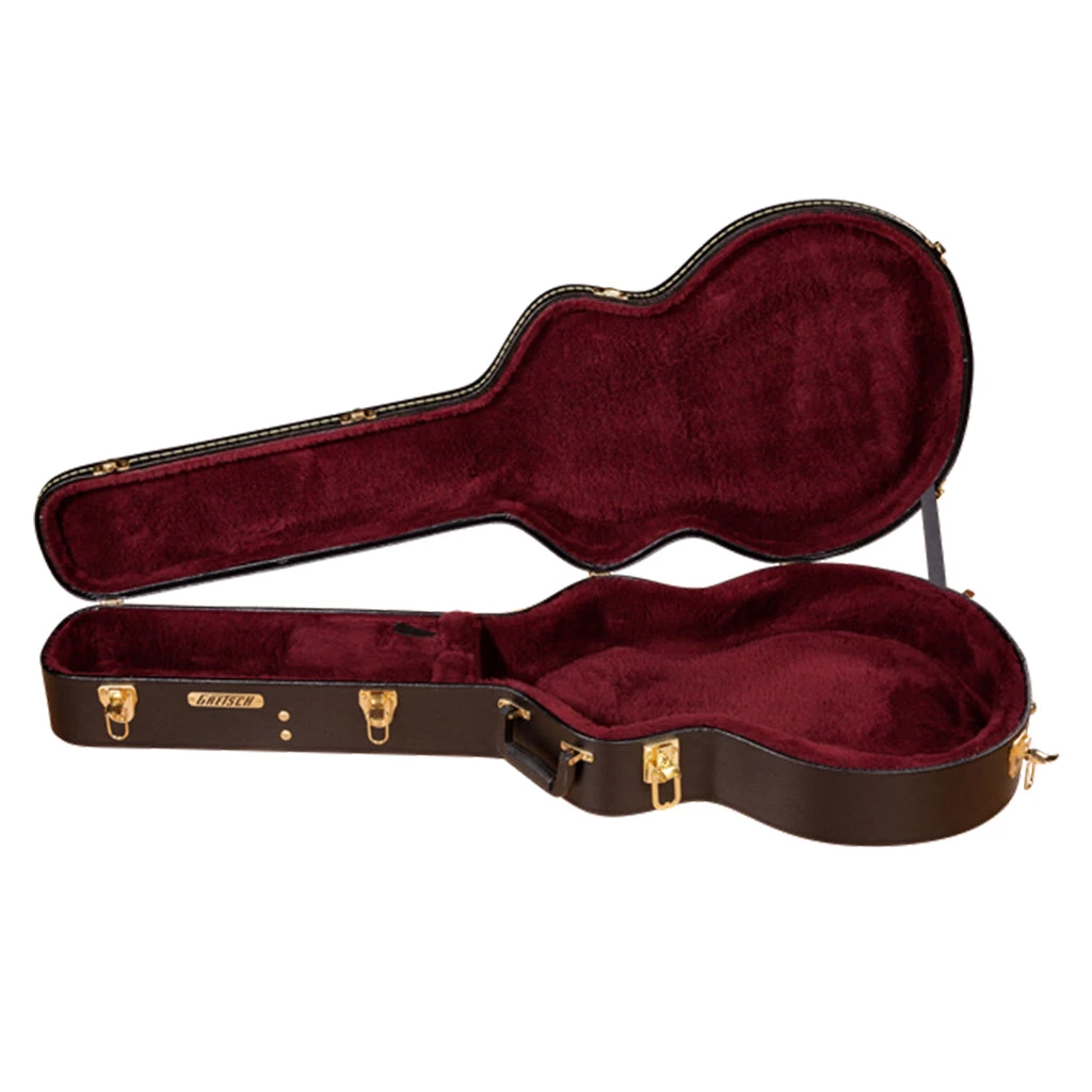 Electric Guitars Gretsch - G6119T-ET Players Edition Tennessee Rose™ Electrotone Hollow Body With String-Thru Bigsby® - Dark Cherry Stain