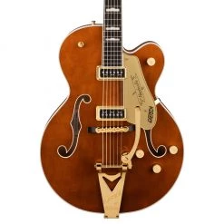 Gretsch - G6120TG-DS Players Edition Nashville® Hollow Body DS With String-Thru Bigsby® And Gold Hardware - Roundup Orange