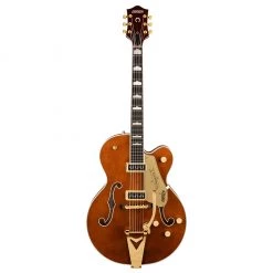 Gretsch - G6120TG-DS Players Edition Nashville® Hollow Body DS With String-Thru Bigsby® And Gold Hardware - Roundup Orange