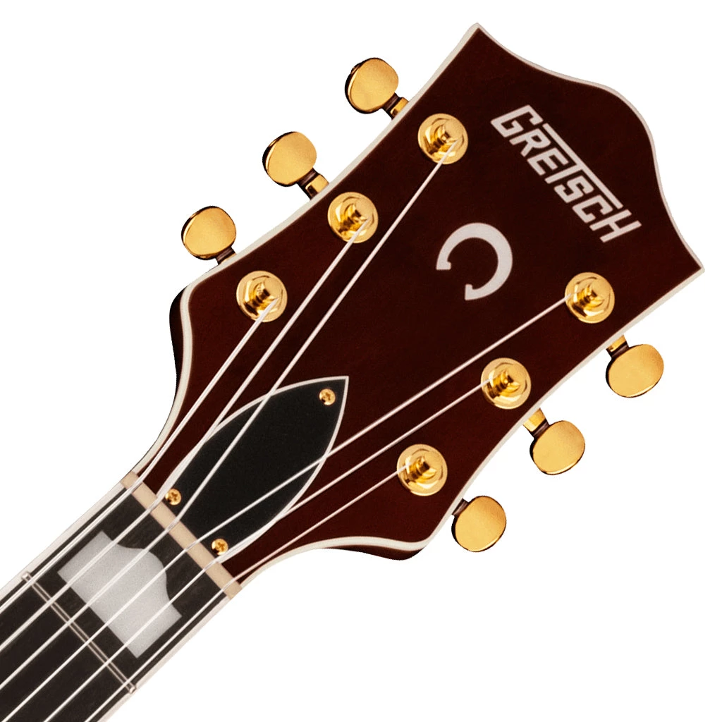 Gretsch - G6120TG-DS Players Edition Nashville® Hollow Body DS With String-Thru Bigsby® And Gold Hardware - Roundup Orange