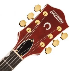Gretsch - G6120TG Players Edition Nashville® Hollow Body With String-Thru Bigsby® And Gold Hardware - Orange Stain Electric Guitars