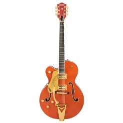 Gretsch G6120TG-LH Players Edition Nashville® Hollow Body With String-Thru Bigsby® And Gold Hardware, Left-Handed - Orange Stain