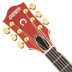 Gretsch G6120TG-LH Players Edition Nashville® Hollow Body With String-Thru Bigsby® And Gold Hardware, Left-Handed - Orange Stain