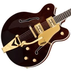 Gretsch - G6122TG Players Edition Country Gentleman® Hollow Body With String-Thru Bigsby® And Gold Hardware - Walnut Stain Electric Guitars