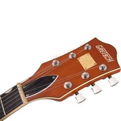 Gretsch - G6659T Players Edition Broadkaster® Jr. Center Block Single-Cut With String-Thru Bigsby®, Ebony Fingerboard, Roundup Orange Electric Guitars