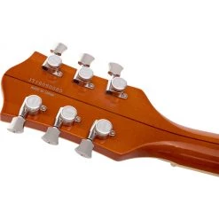 Gretsch - G6659T Players Edition Broadkaster® Jr. Center Block Single-Cut With String-Thru Bigsby®, Ebony Fingerboard, Roundup Orange Electric Guitars