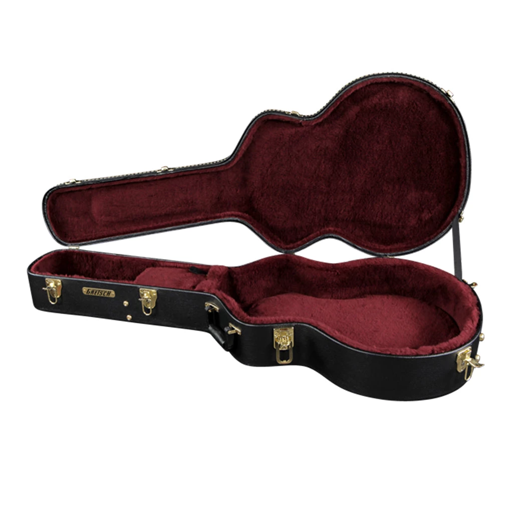 Electric Guitars Gretsch G6120T-BSNSH Brian Setzer Signature Nashville® Hollow Body With Bigsby®, Ebony Fingerboard, Black Lacquer