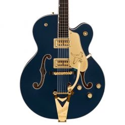 Gretsch - G6136TG Players Edition Falcon™ Hollow Body With String-Thru Bigsby® And Gold Hardware - Midnight Sapphire Electric Guitars
