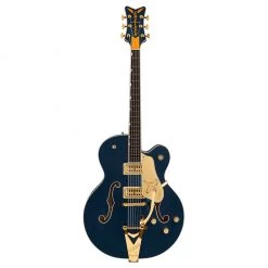 Gretsch - G6136TG Players Edition Falcon™ Hollow Body With String-Thru Bigsby® And Gold Hardware - Midnight Sapphire Electric Guitars