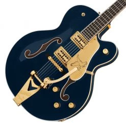 Gretsch - G6136TG Players Edition Falcon™ Hollow Body With String-Thru Bigsby® And Gold Hardware - Midnight Sapphire Electric Guitars