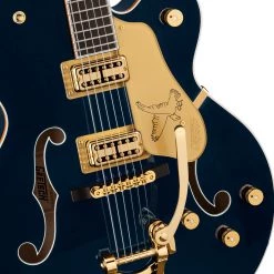 Gretsch - G6136TG Players Edition Falcon™ Hollow Body With String-Thru Bigsby® And Gold Hardware - Midnight Sapphire Electric Guitars