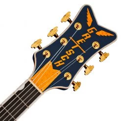 Gretsch - G6136TG Players Edition Falcon™ Hollow Body With String-Thru Bigsby® And Gold Hardware - Midnight Sapphire Electric Guitars