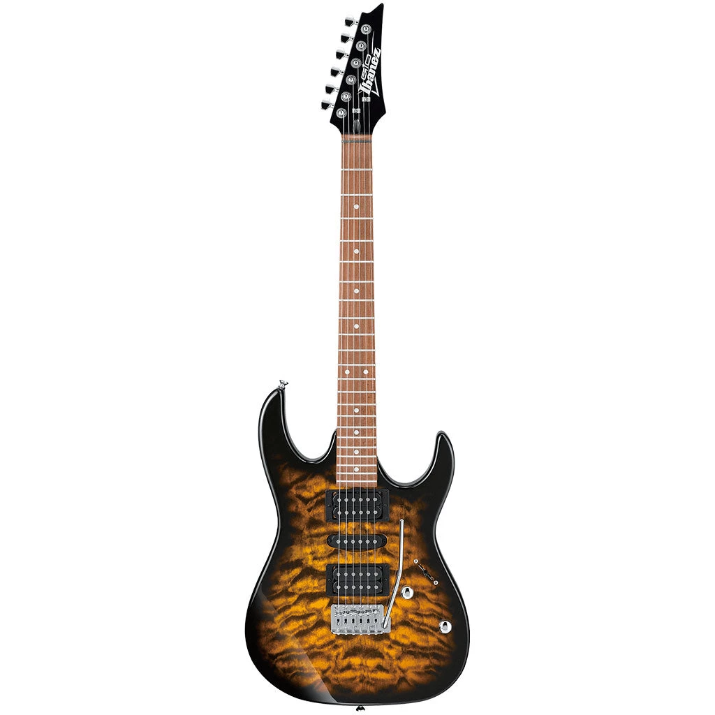 Ibanez GRX70QA SB Gio Electric Guitar - Sunburst Electric Guitars