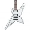 Jackson - USA Signature Gus G. Star - Rosewood Fingerboard - Satin White With Black Pinstripes Electric Guitars