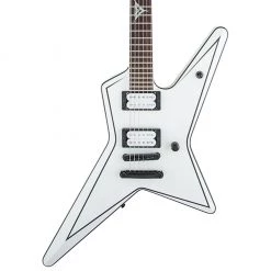 Jackson - USA Signature Gus G. Star - Rosewood Fingerboard - Satin White With Black Pinstripes Electric Guitars
