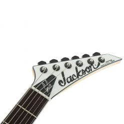 Jackson - USA Signature Gus G. Star - Rosewood Fingerboard - Satin White With Black Pinstripes Electric Guitars