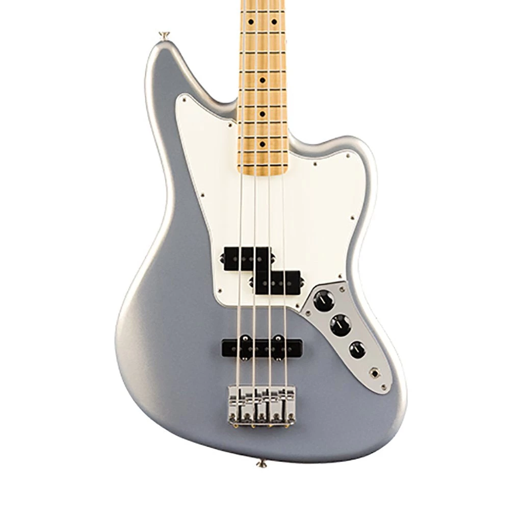 Fender Player Jaguar Bass - Silver - Maple Neck