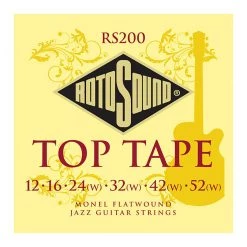 See All Rotosound RS200 - Monel Flatwound Jazz 12-52 Guitar Strings