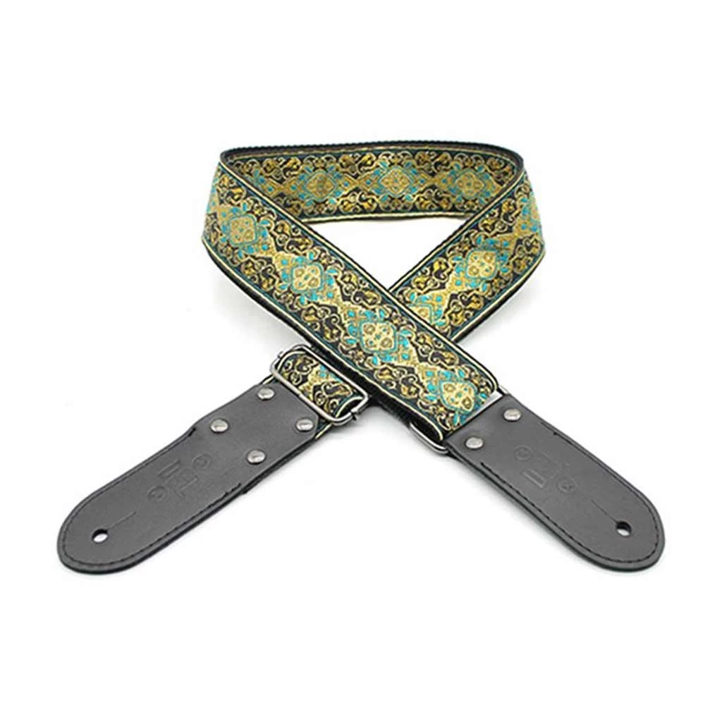 DSL Jacquard Weaving Guitar Strap - 2" (APR-BLUE) See All