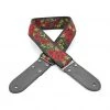 DSL Jacquard Weaving 2" Guitar Strap - FG RED See All