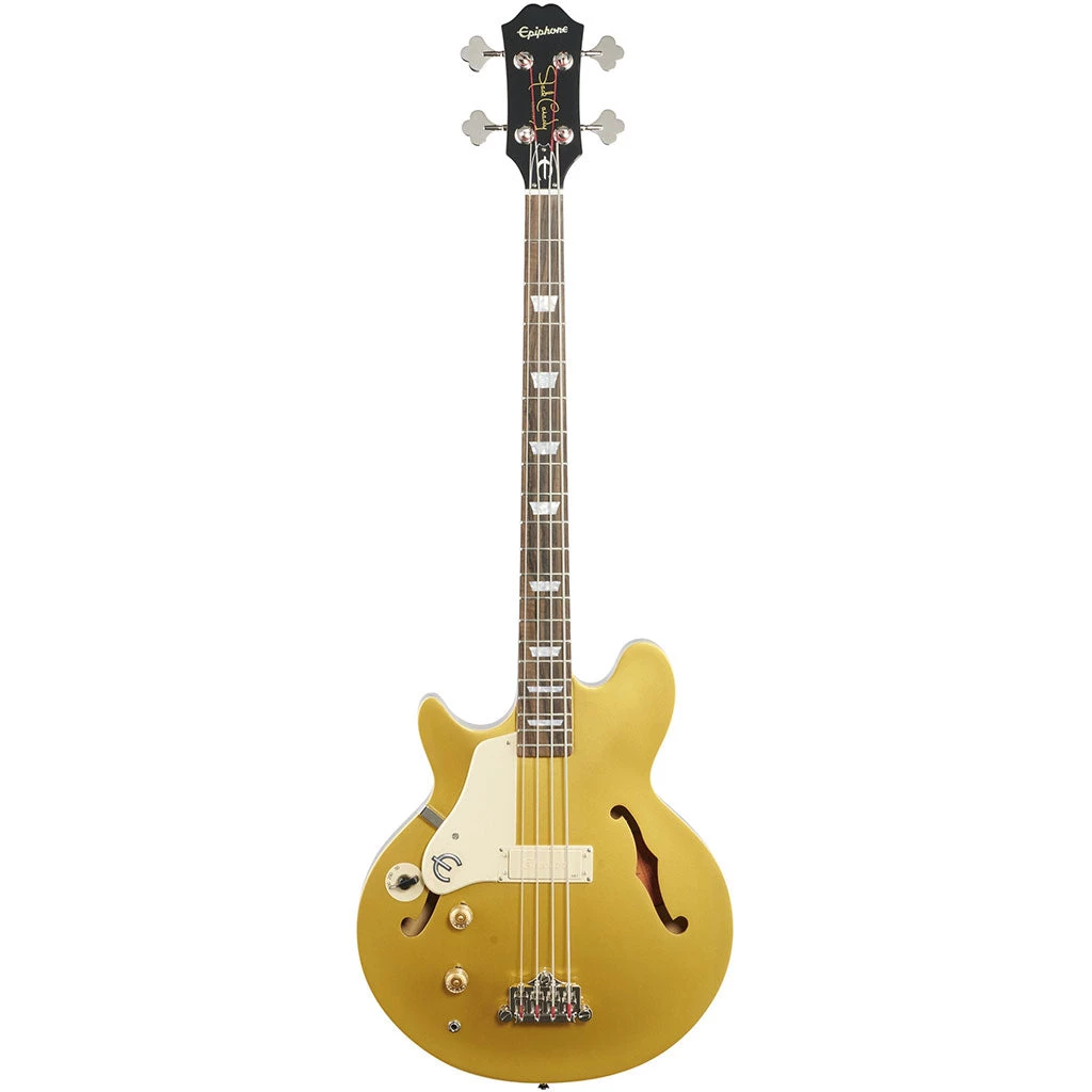 Epiphone - Jack Casady Bass Left Handed - Metallic Gold