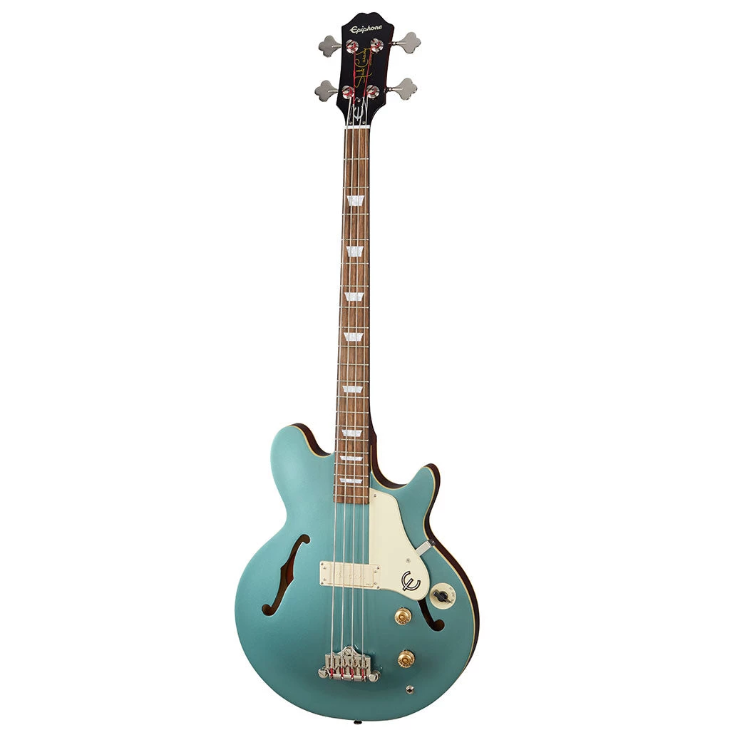 Epiphone - Jack Casady Bass - Faded Pelham Blue Bass Guitars