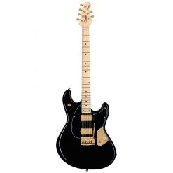 Sterling By Music Man Sterling Stingray Guitar SR Jared Dines - Black W Gold Hardware Electric Guitars