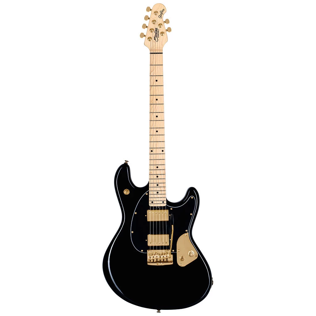 Sterling By Music Man Sterling Stingray Guitar SR Jared Dines - Black W Gold Hardware Electric Guitars