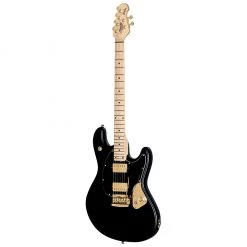 Sterling By Music Man Sterling Stingray Guitar SR Jared Dines - Black W Gold Hardware Electric Guitars