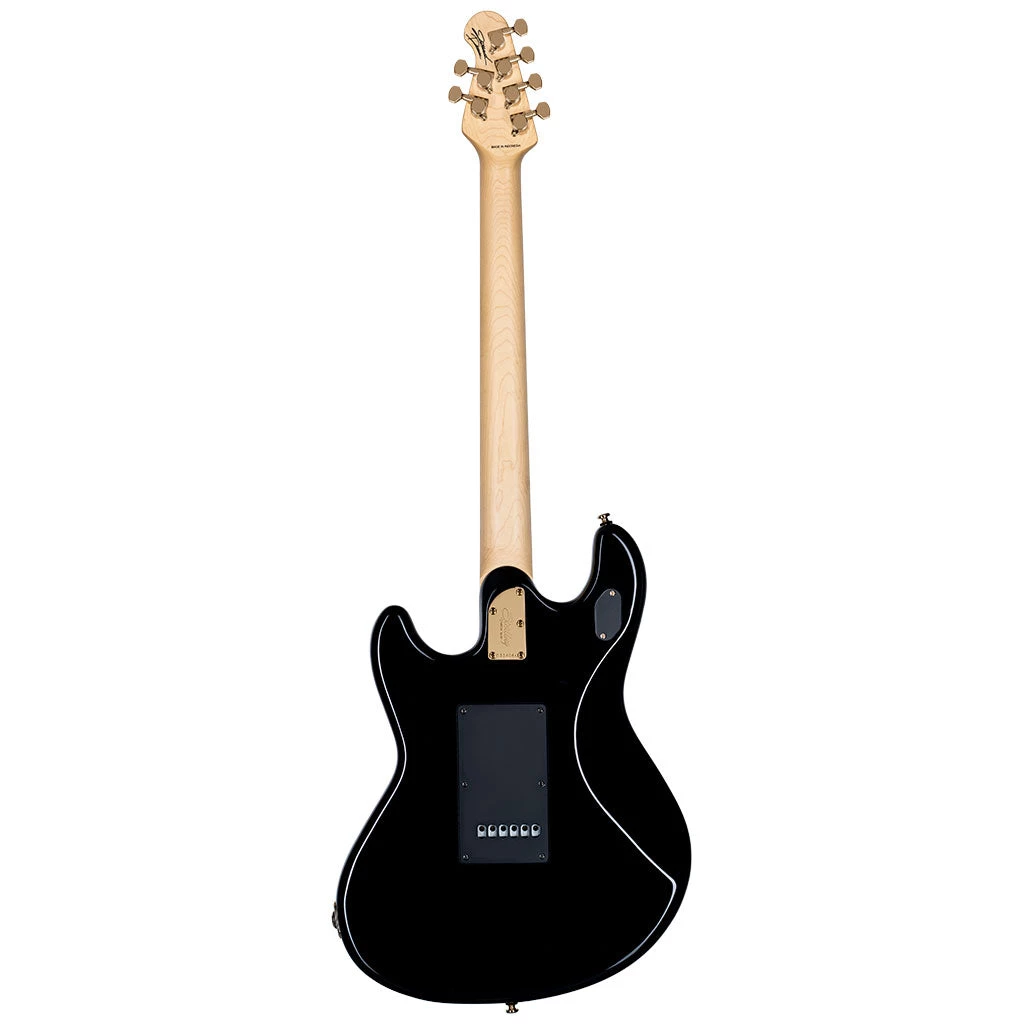 Sterling By Music Man Sterling Stingray Guitar SR Jared Dines - Black W Gold Hardware Electric Guitars