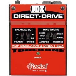 See All Radial JDX DIRECT-DRIVE - Guitar Amp Simulator With 3 Amp Settings And Balanced DI Out