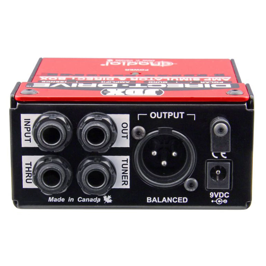 See All Radial JDX DIRECT-DRIVE - Guitar Amp Simulator With 3 Amp Settings And Balanced DI Out