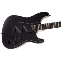 Fender - Jim Root Stratocaster®, Ebony Fingerboard, Flat Black Electric Guitars