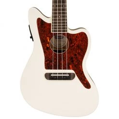Fender Fullerton Jazzmaster Uke - Olympic White Ukuleles
