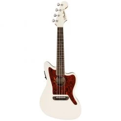 Fender Fullerton Jazzmaster Uke - Olympic White Ukuleles