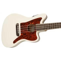 Fender Fullerton Jazzmaster Uke - Olympic White Ukuleles
