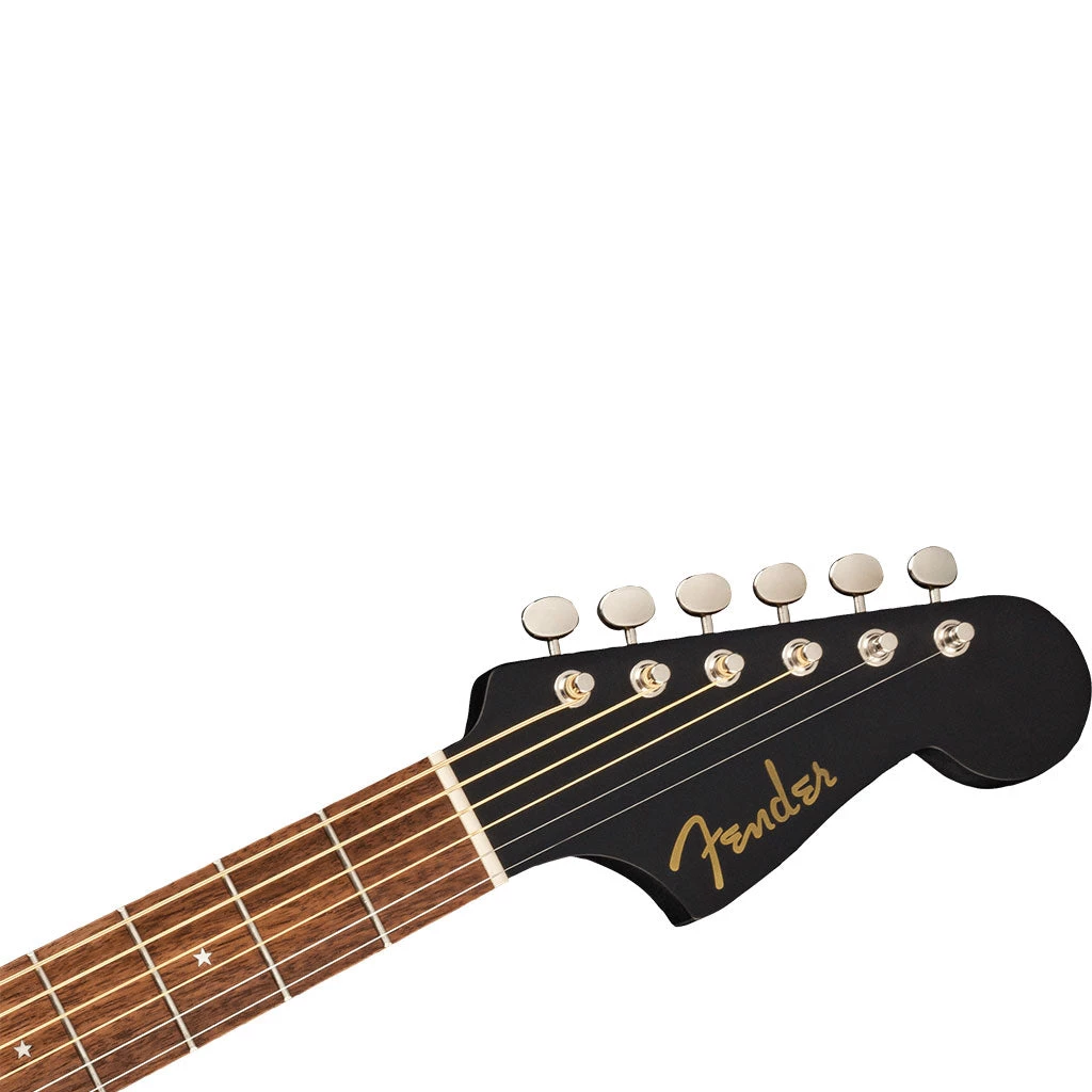 Fender - Joe Strummer Campfire - Walnut Fingerboard - Matte Black Acoustic Guitars