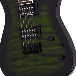 Jackson JS32Q DKA HT - Transparent Green Burst Electric Guitars