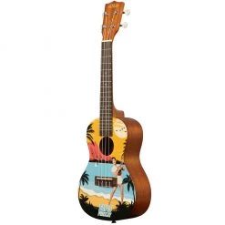 Kala LTP Elvis Blue Hawaii Concert Ukulele Ukuleles