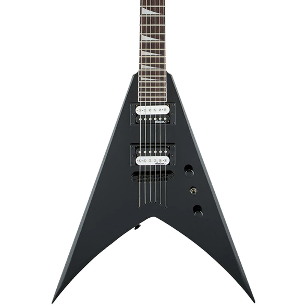 Electric Guitars Jackson JS Series King V JS32T - Gloss Black - Amaranth
