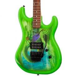 Electric Guitars Kramer - Snake Sabo Baretta - Outfit Green