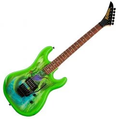 Electric Guitars Kramer - Snake Sabo Baretta - Outfit Green