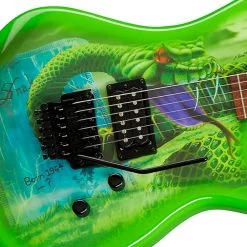 Electric Guitars Kramer - Snake Sabo Baretta - Outfit Green